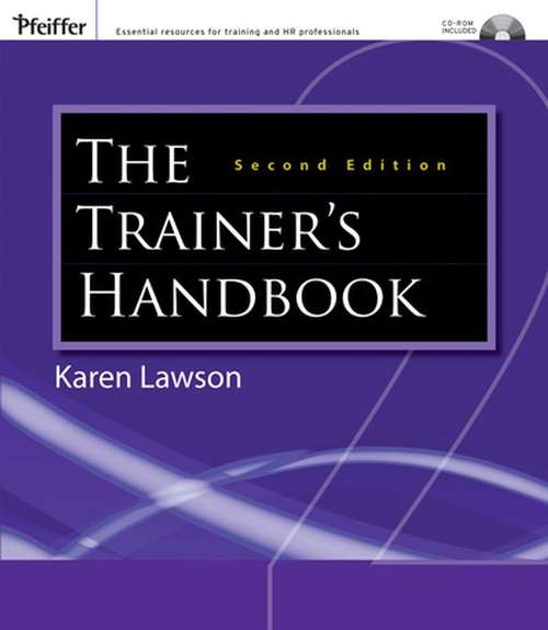 Book cover of The Trainer's Handbook (2)