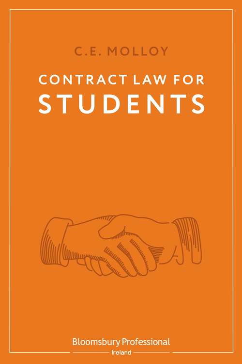 Book cover of Contract Law for Students