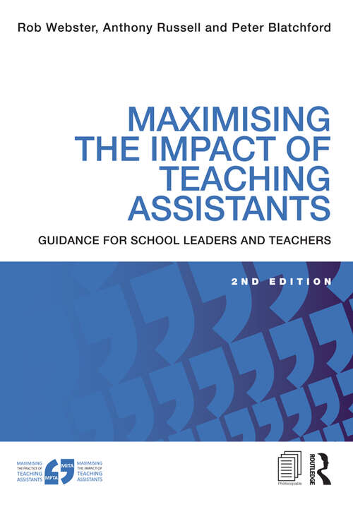 Book cover of Maximising the Impact of Teaching Assistants: Guidance for school leaders and teachers (2)