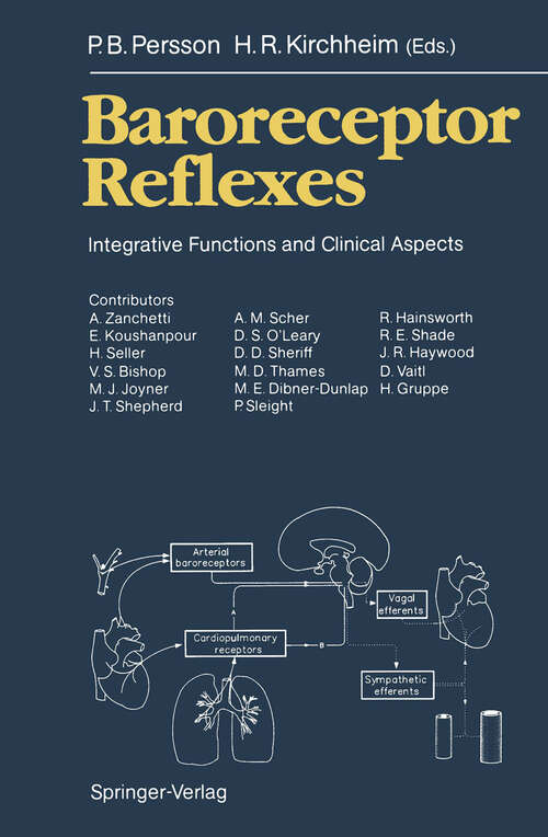 Book cover of Baroreceptor Reflexes: Integrative Functions and Clinical Aspects (1991)