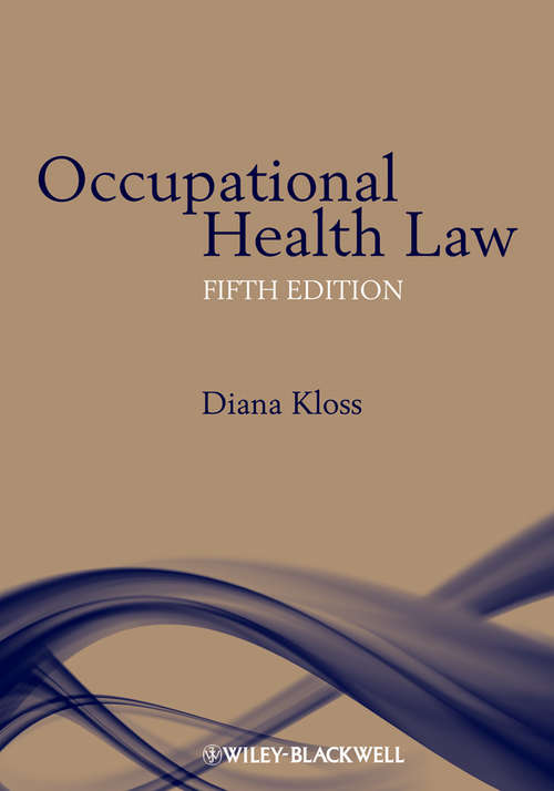 Book cover of Occupational Health Law (5)