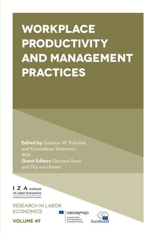 Book cover of Workplace Productivity and Management Practices (Research in Labor Economics #49)