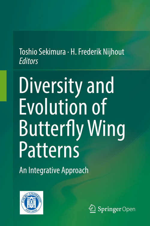 Book cover of Diversity and Evolution of Butterfly Wing Patterns: An Integrative Approach