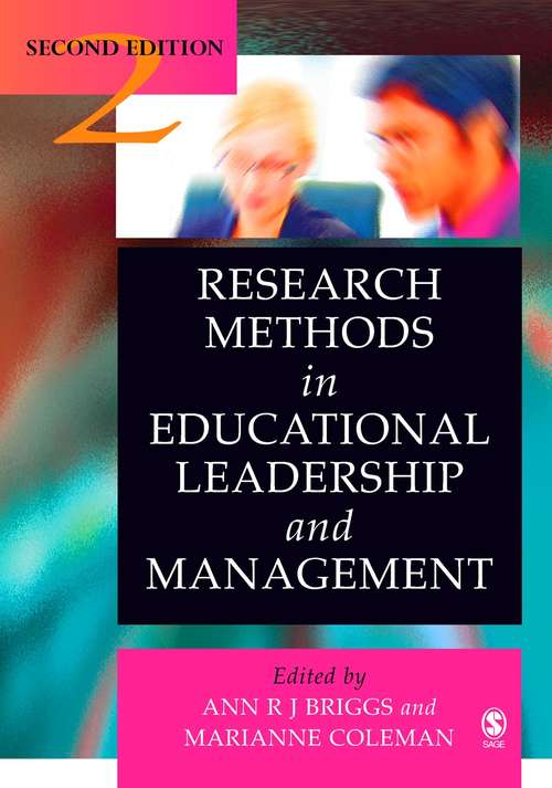 Book cover of Research Methods in Educational Leadership and Management (PDF)