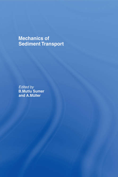 Book cover of Mechanics of Sediment Transport