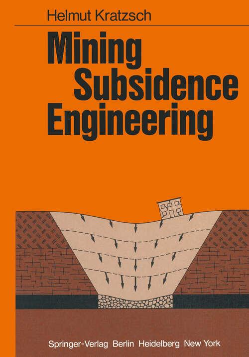 Book cover of Mining Subsidence Engineering (1983)