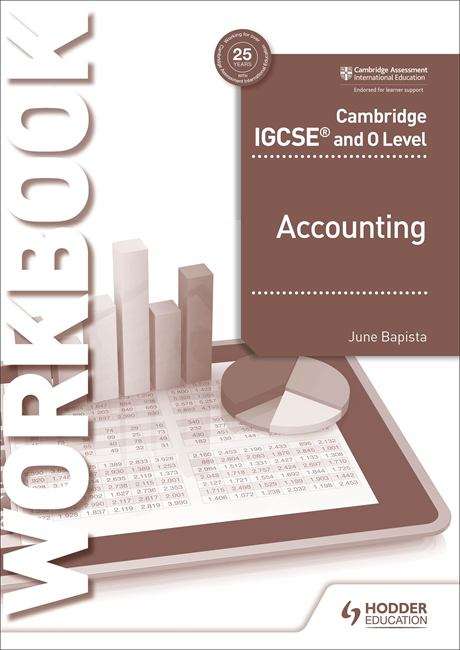 Book cover of Cambridge IGCSE and O Level Accounting Workbook