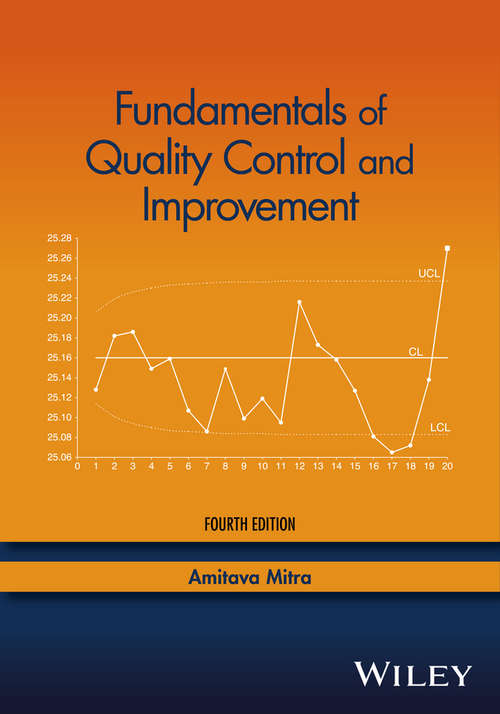 Book cover of Fundamentals of Quality Control and Improvement (4)