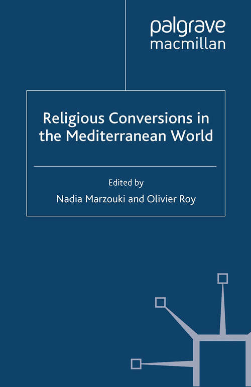 Book cover of Religious Conversions in the Mediterranean World (2013) (Islam and Nationalism)