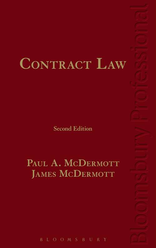 Book cover of Contract Law