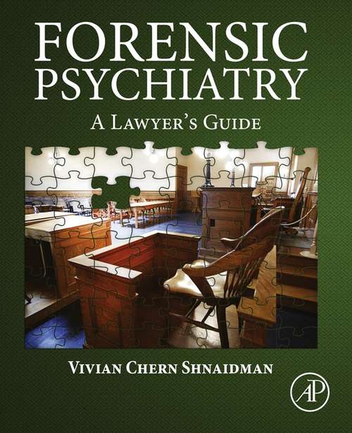 Book cover of Forensic Psychiatry: A Lawyer’s Guide