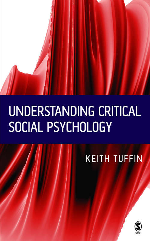 Book cover of Understanding Critical Social Psychology (First Edition)