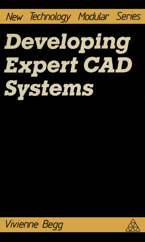 Book cover of Developing Expert CAD Systems (1984)