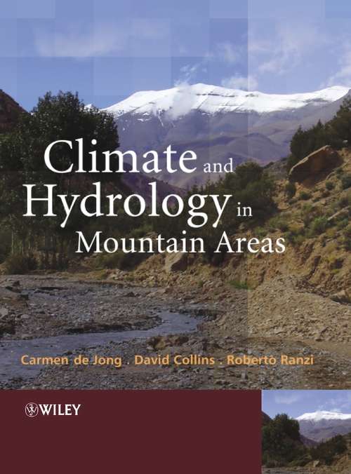 Book cover of Climate and Hydrology of Mountain Areas