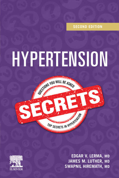 Book cover of Hypertension Secrets (Secrets)