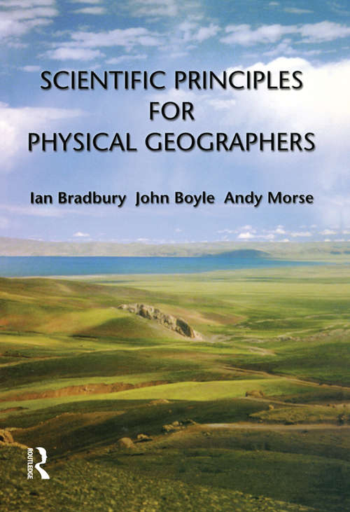 Book cover of Scientific Principles for Physical Geographers