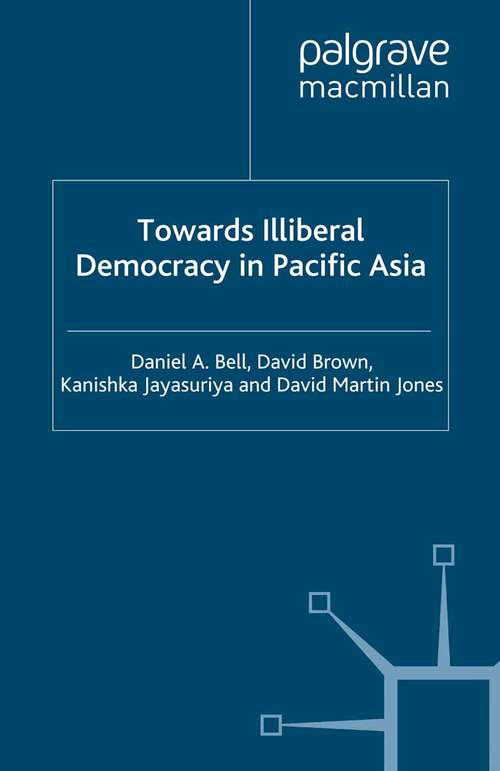 Book cover of Towards Illiberal Democracy (1995) (St Antony's Series)