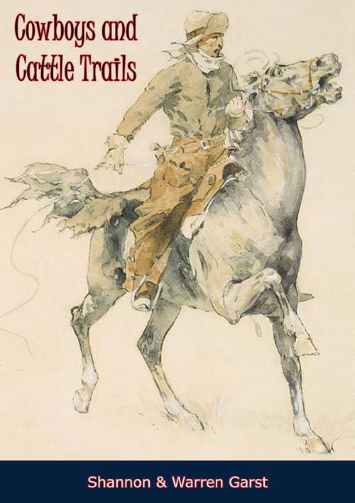 Book cover of Cowboys and Cattle Trails: American Adventure Series