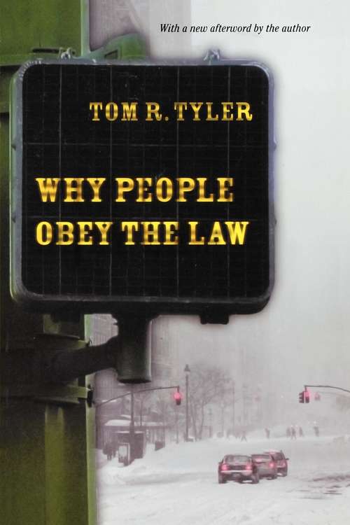 Book cover of Why People Obey the Law