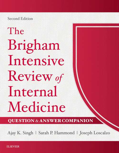 Book cover of The Brigham Intensive Review of Internal Medicine Question & Answer Companion E-Book (2)