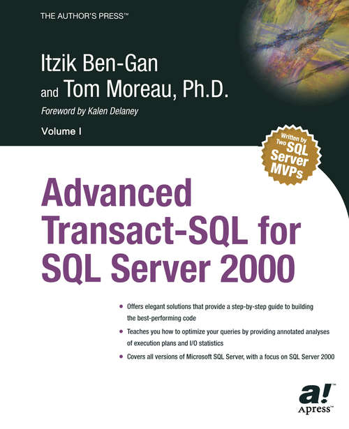 Book cover of Advanced Transact-SQL for SQL Server 2000 (1st ed.)