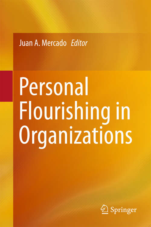 Book cover of Personal Flourishing in Organizations