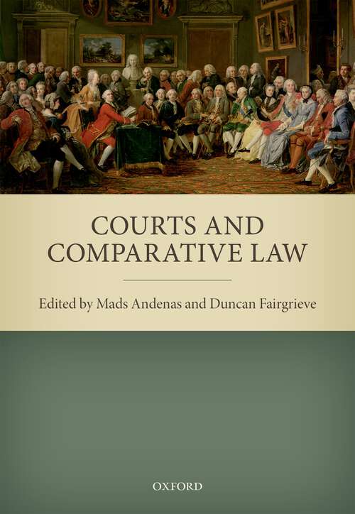 Book cover of Courts and Comparative Law