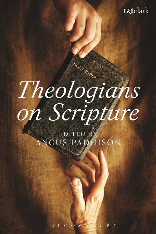 Book cover of Theologians on Scripture