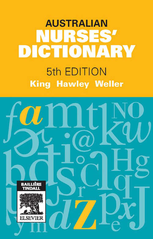 Book cover of Australian Nurses' Dictionary - E-Book (5)