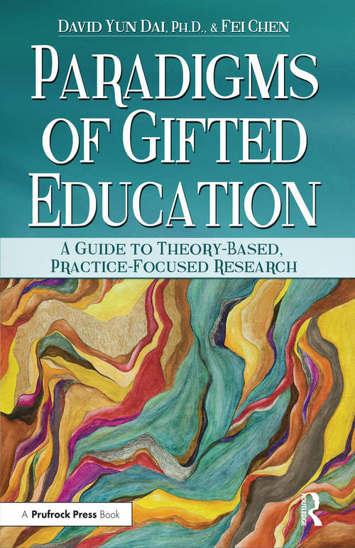 Book cover of Paradigms of Gifted Education: A Guide for Theory-Based, Practice-Focused Research