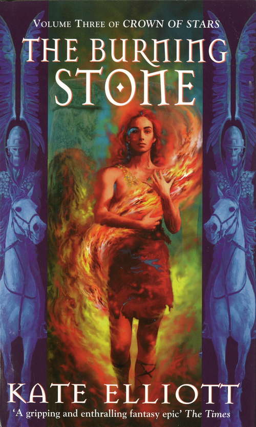 Book cover of The Burning Stone (Crown of Stars #3)