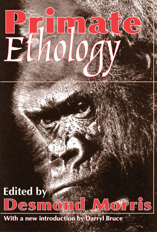 Book cover of Primate Ethology