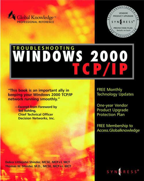 Book cover of Troubleshooting Windows 2000 TCP/IP