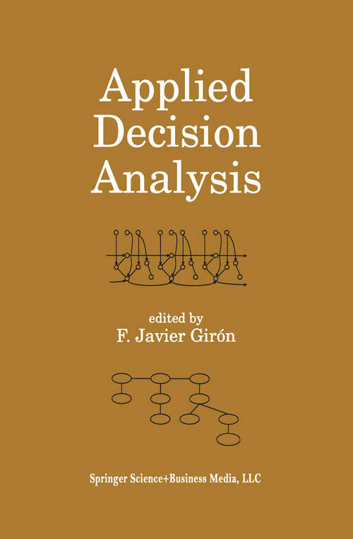 Book cover of Applied Decision Analysis (1998)