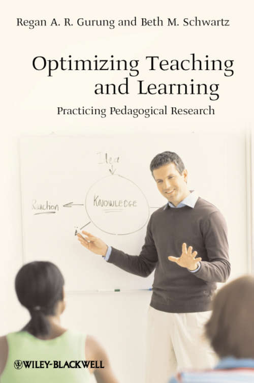 Book cover of Optimizing Teaching and Learning: Practicing Pedagogical Research