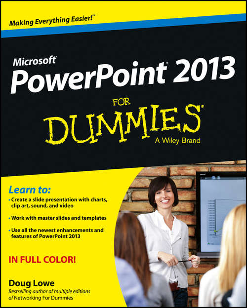 Book cover of PowerPoint 2013 For Dummies
