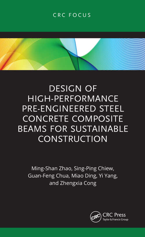 Book cover of Design of High-performance Pre-engineered Steel Concrete Composite Beams for Sustainable Construction