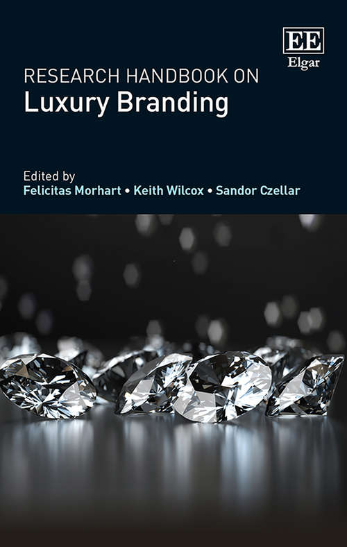 Book cover of Research Handbook on Luxury Branding (Research Handbooks in Business and Management series)