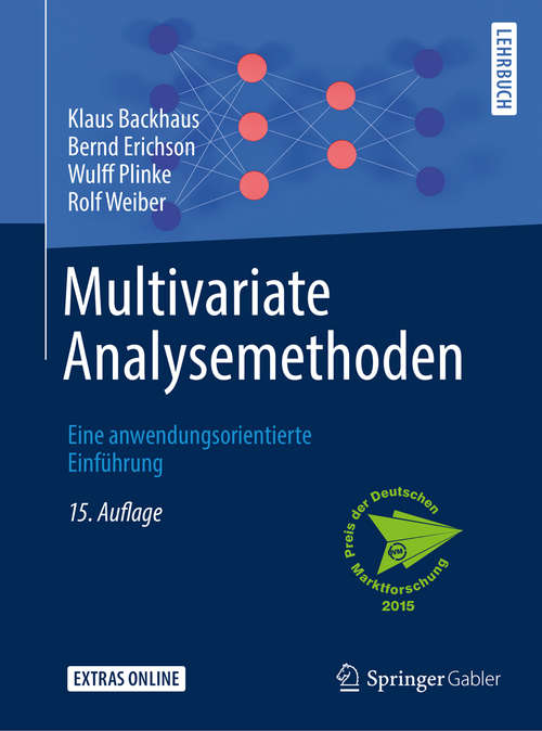 Book cover of Multivariate Analysemethoden: Eine anwendungsorientierte Einführung