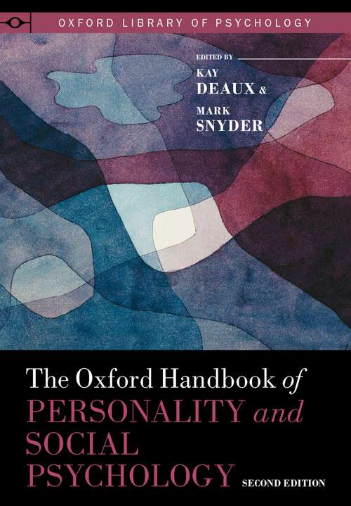 Book cover of The Oxford Handbook of Personality and Social Psychology (Oxford Library of Psychology)