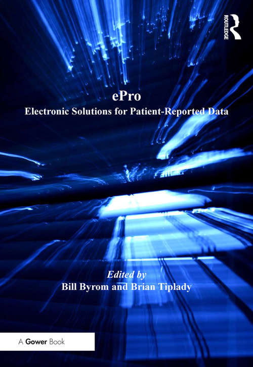 Book cover of ePro: Electronic Solutions for Patient-Reported Data
