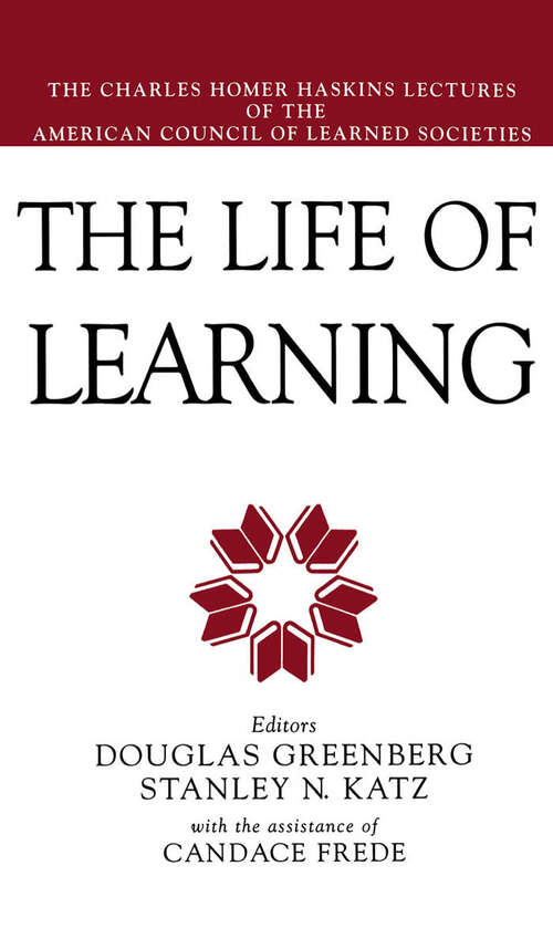 Book cover of The Life Of Learning