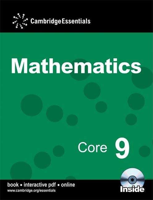 Book cover of Cambridge Essentials Mathematics Core 9 Pupil's Book (PDF)