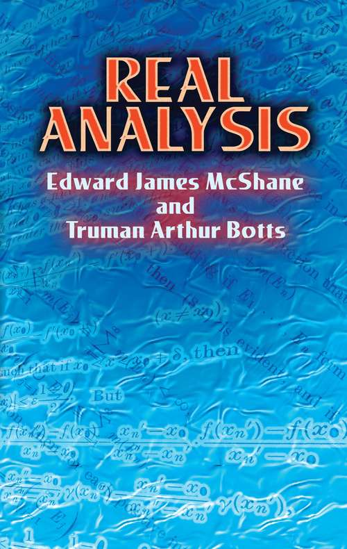 Book cover of Real Analysis