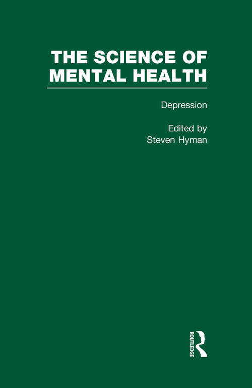 Book cover of Depression: The Science of Mental Health