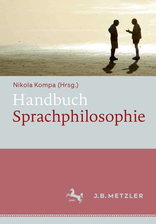 Book cover of Handbuch Sprachphilosophie