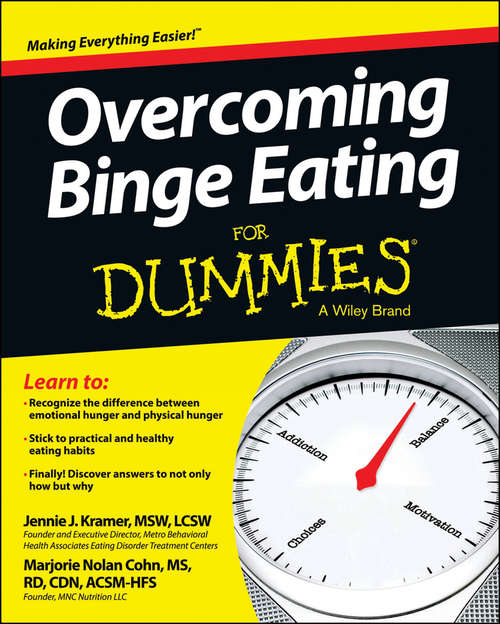 Book cover of Overcoming Binge Eating For Dummies