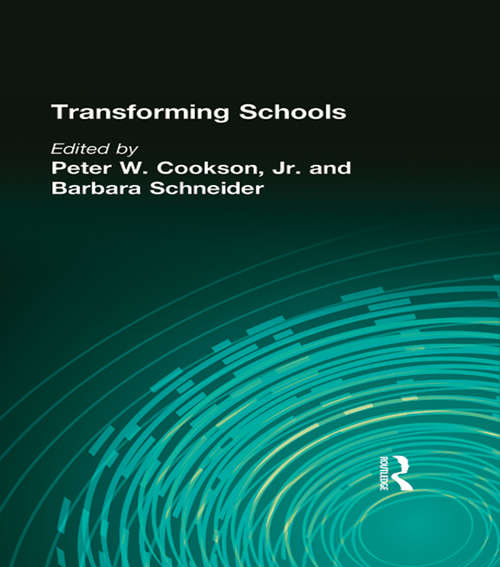 Book cover of Transforming Schools