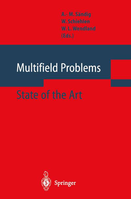 Book cover of Multifield Problems: State of the Art (2000)