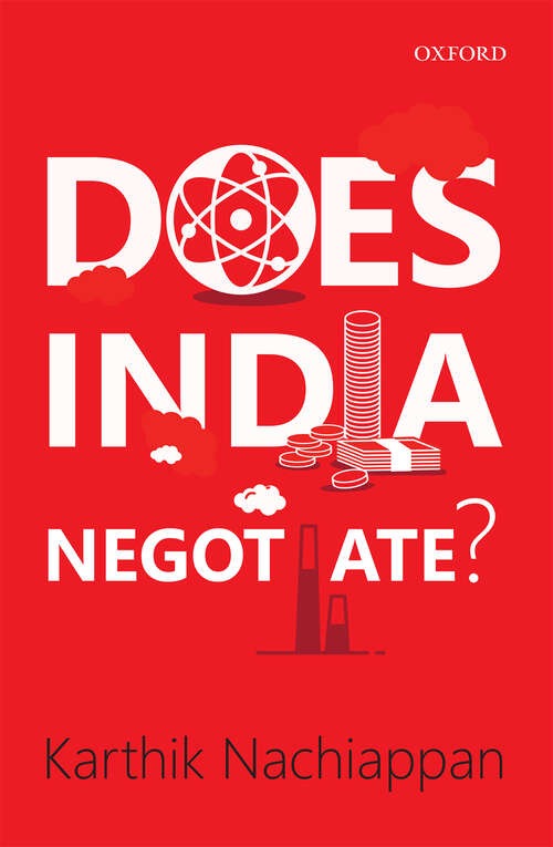 Book cover of Does India Negotiate?